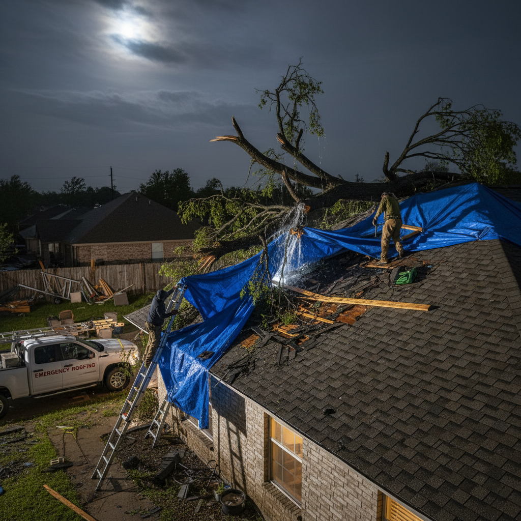 Emergency Roof Repair in Texas: What to Do Right Now