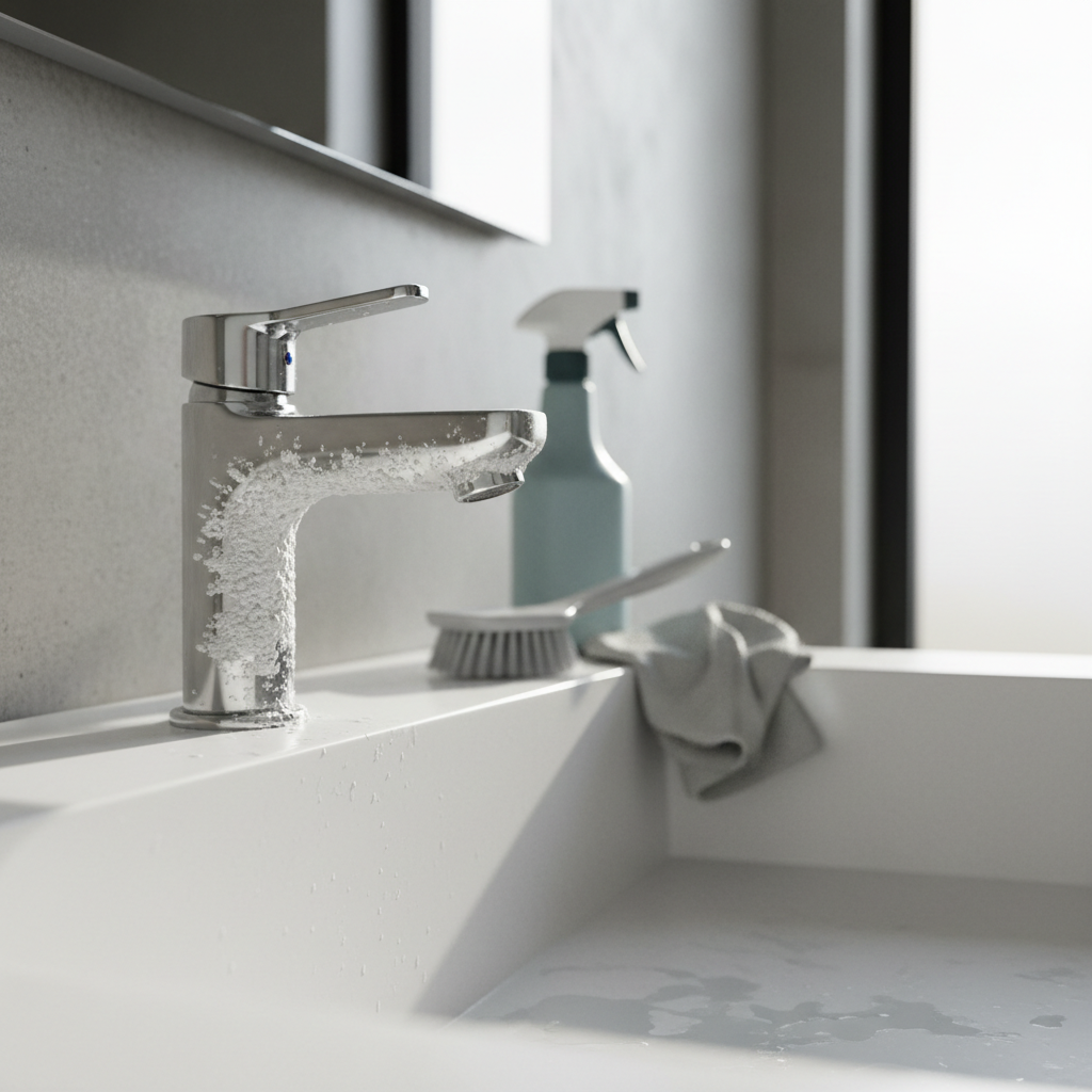 That White Crust On Your Faucet? It's A Big Problem