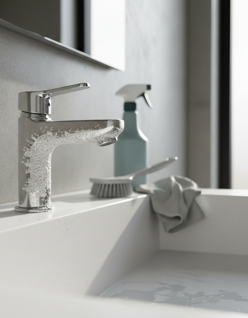 That White Crust On Your Faucet? It's A Big Problem