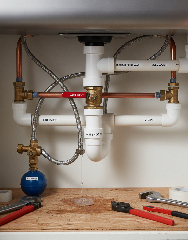 A Homeowner's Guide to Your Plumbing System: Shutoffs, Leaks, and Warning Signs
