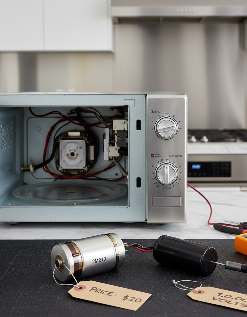 $20 Part, 10,000 Volts: Why Your Microwave Won't Heat