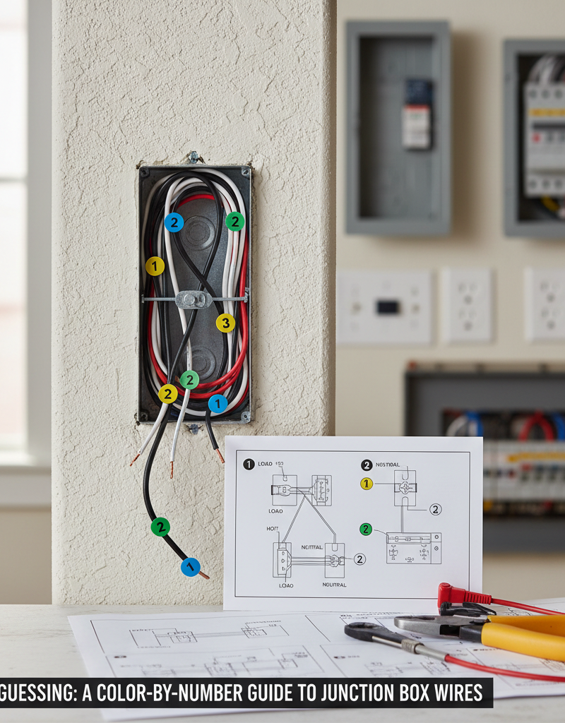 Stop Guessing: A Color-by-Number Guide to Junction Box Wires