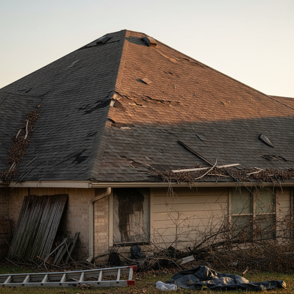 Storm Damage to Your Roof: A Texas Homeowner's Action Plan