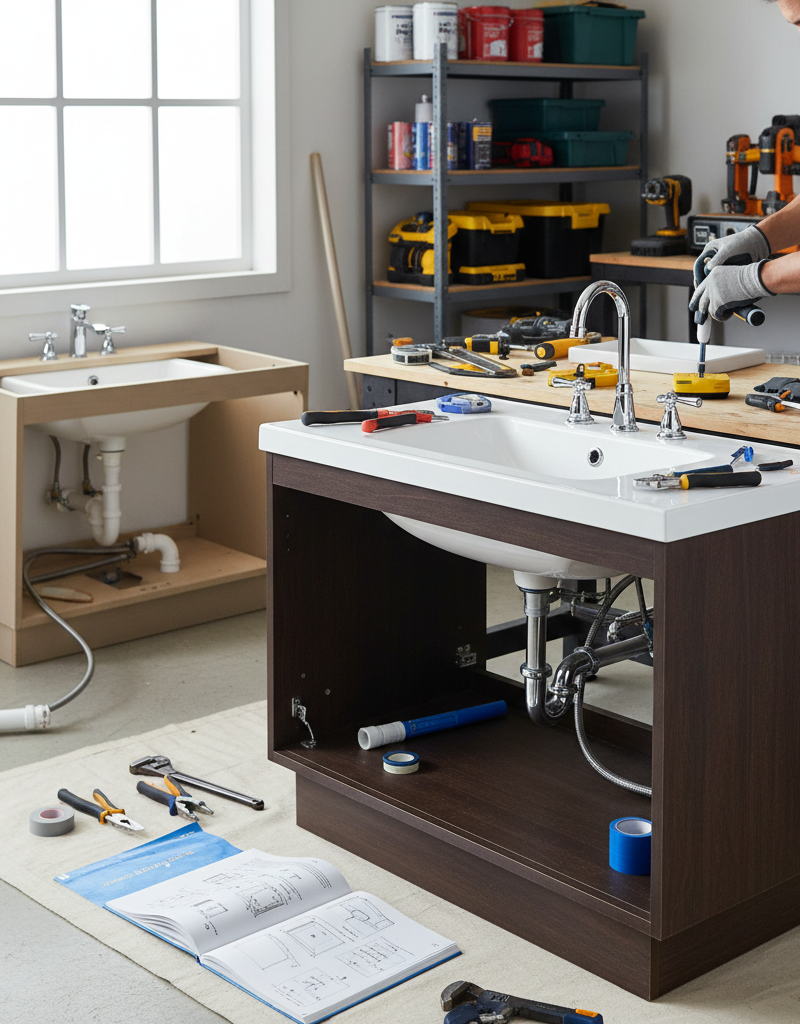 The Weekend Vanity Swap: Skip the Plumber With This Trick?