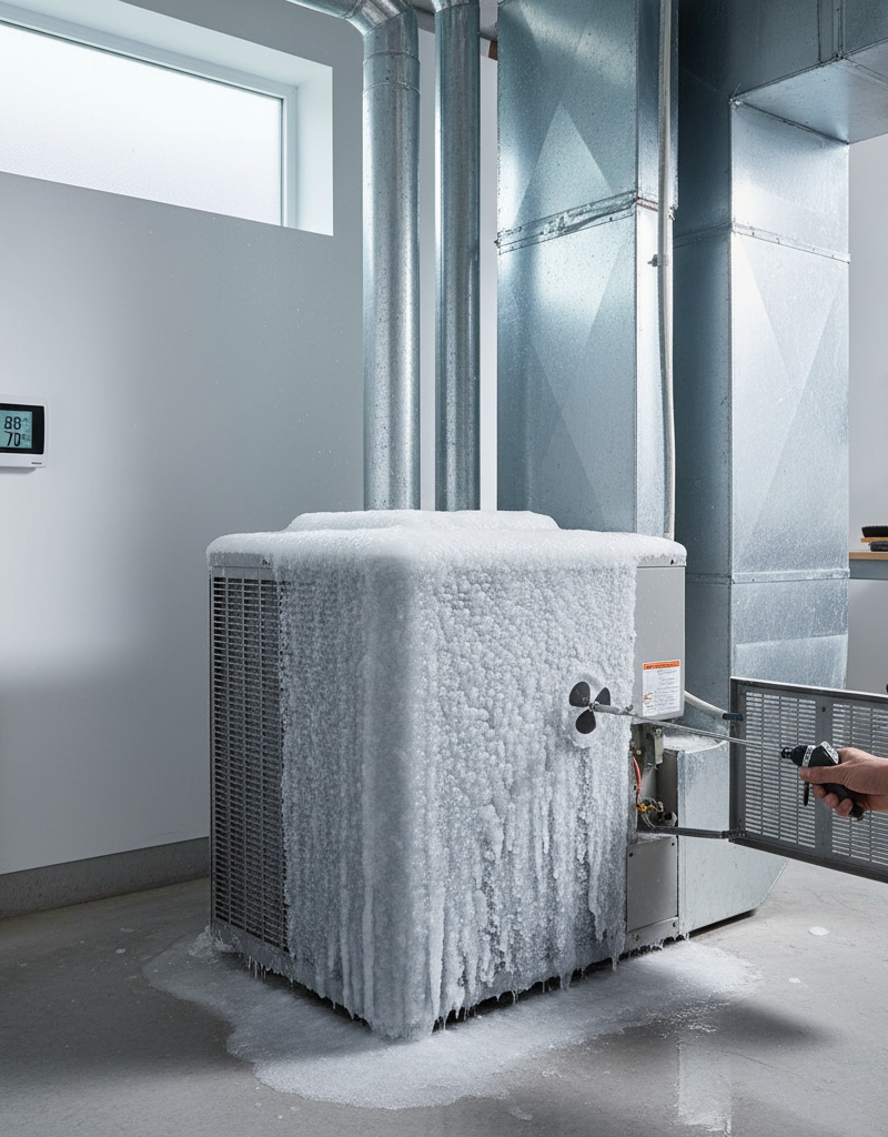 That August Chill: Why Your AC Freezes Up & How to Fix It