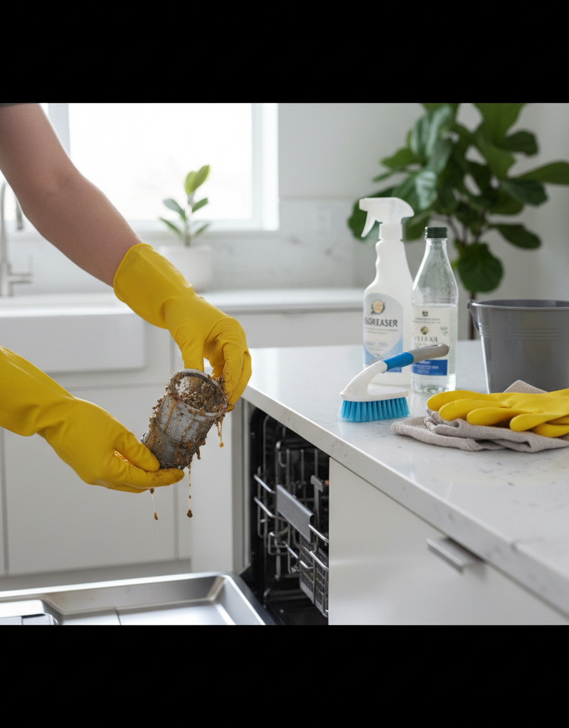 Your Dishwasher Smells? The Filter You Forgot Exists