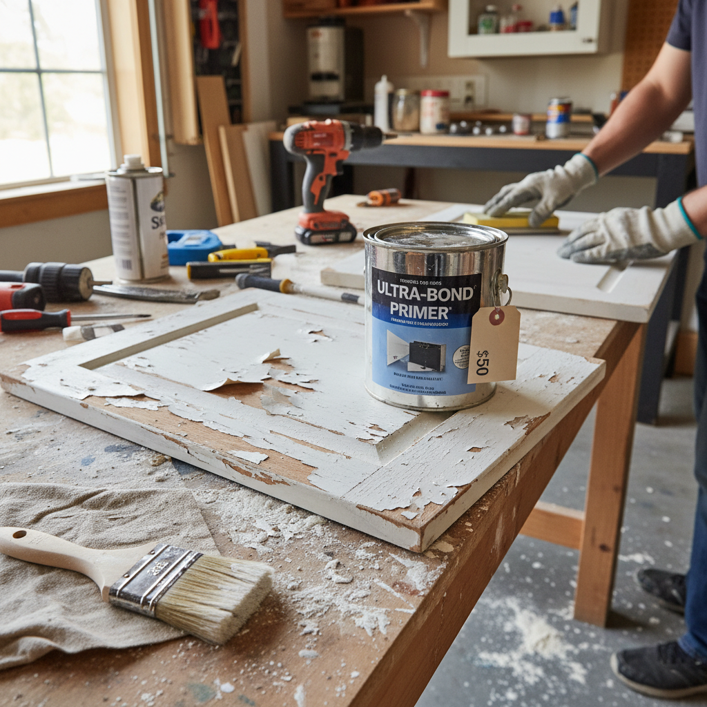 Your Painted Cabinets Are Peeling? The $50 Primer Is Why.