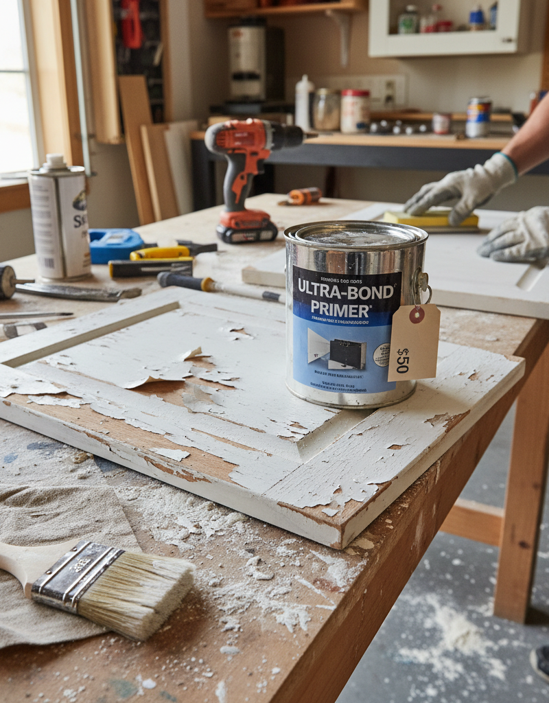 Your Painted Cabinets Are Peeling? The $50 Primer Is Why.
